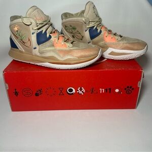 Nike Kyrie Infinity EP DC9134 200 Floral high tops basketball shoes